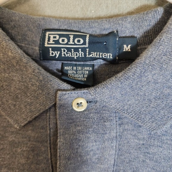 Ralph Lauren Sweatshirt Mens Medium Gray Vintage Solid Long Sleeve - Picture 2 of 14